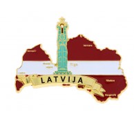 Magnēts Latvija ar Brīvības pieminekli